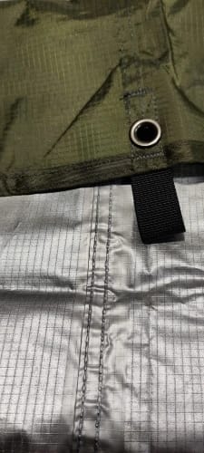 Customer photo review of Vielseitiges Sonnen- & Regenschutz-Tarp