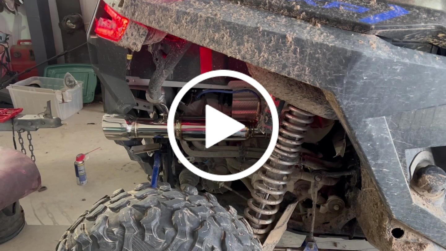 Customer video review of RPM Turbo RZR Desert Series 3" Full Stainless Exhaust System