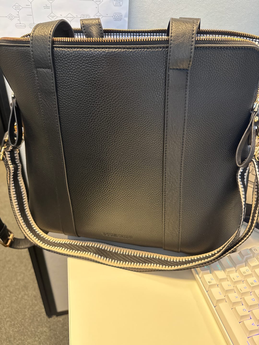 Customer photo review of Rhodes Laptop Bag - Black