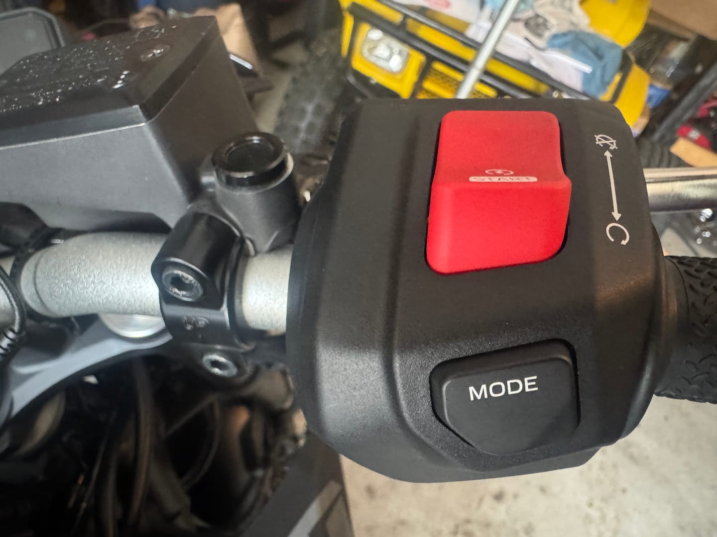 Customer photo review of Motorcycle Mirror Hole Threaded Block Off Plugs (left & right hand thread) - Brogue Moto