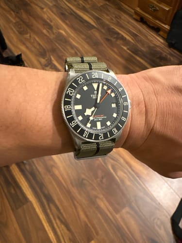 Customer photo review of Five Eye Nylon Watch Strap - Stripe