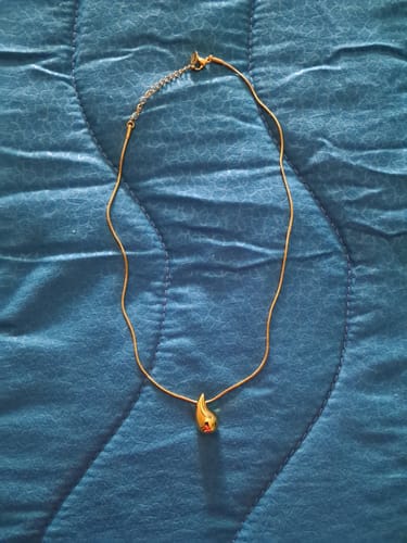 Customer photo review of Collana Virgola Mini