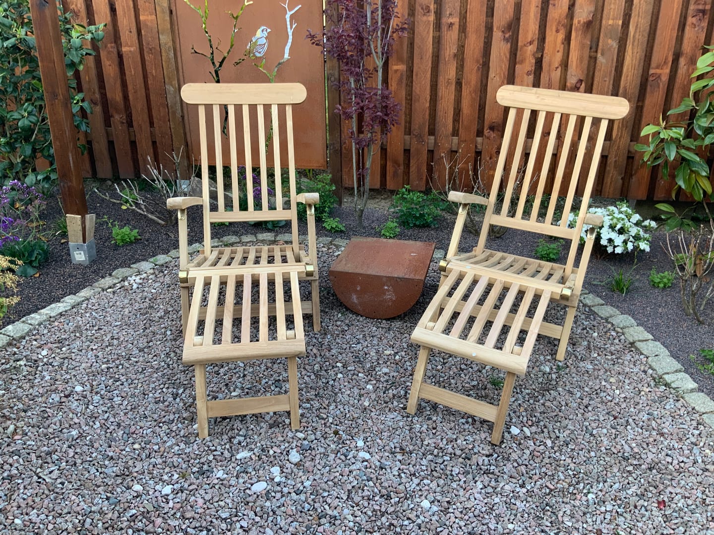 Customer photo review of Deckchair Teak Tobago
