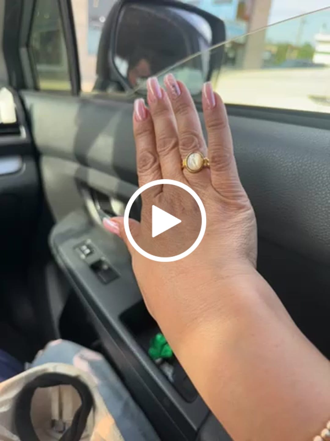 Customer video review of Mother of Pearl Signet Ring