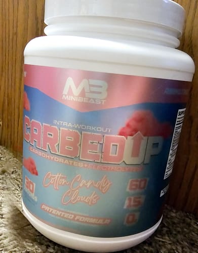Customer photo review of Carbed Up (Intra Workout Carbs)