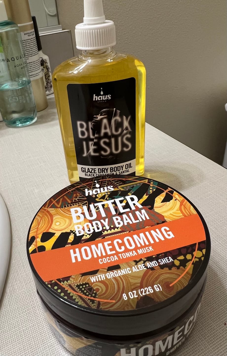 Customer photo review of GLAZE | Dry Oil Blend for Body
