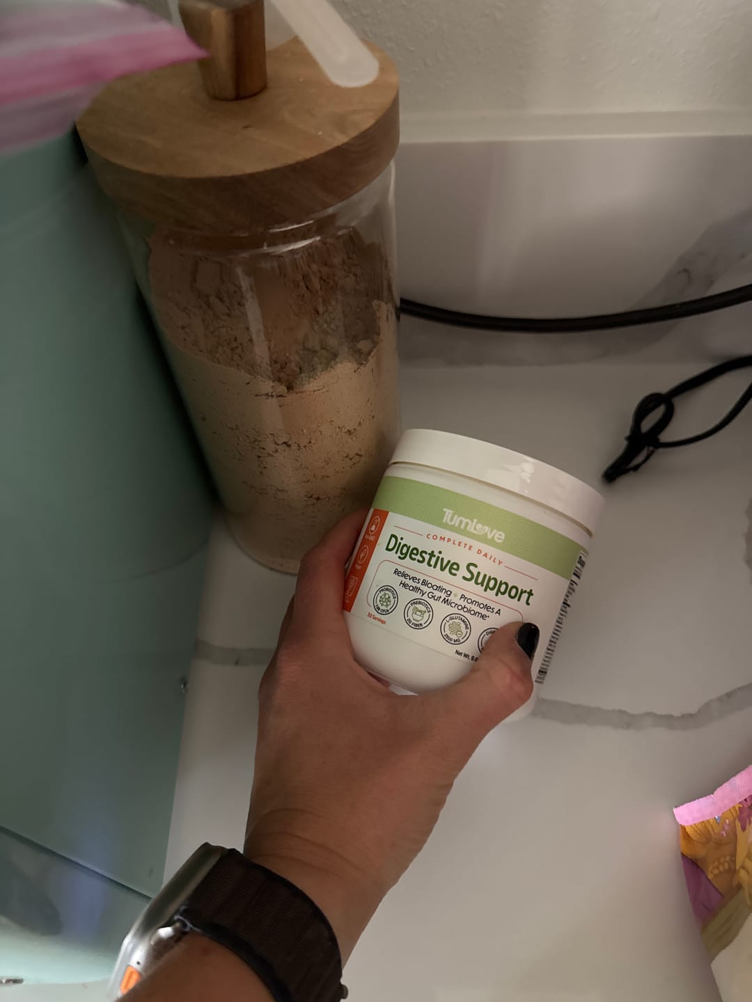 Customer photo review of Daily Digestive Support Powder