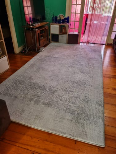 Customer photo review of The Mellow Mat v2® Designer Print | Silver Mist (Soft Touch Sensory Tatami Rug) PR01