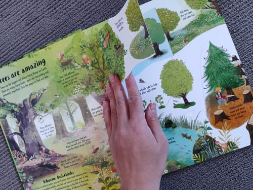 Customer photo review of Lift-the-Flap Trees