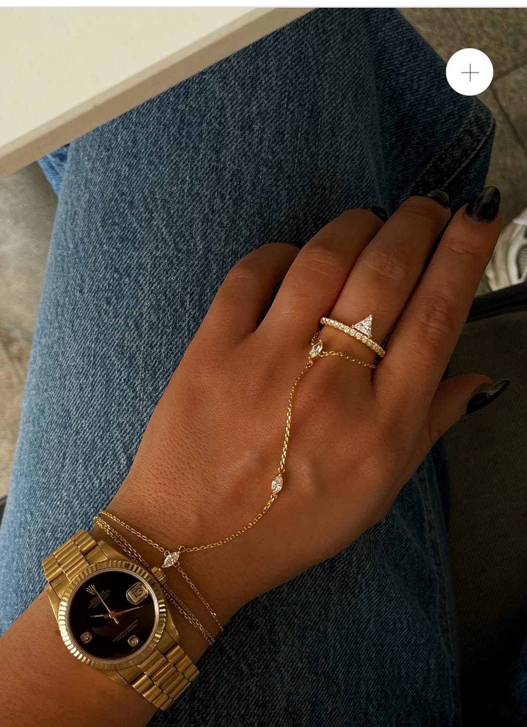 Customer photo review of Amber Hand Chain