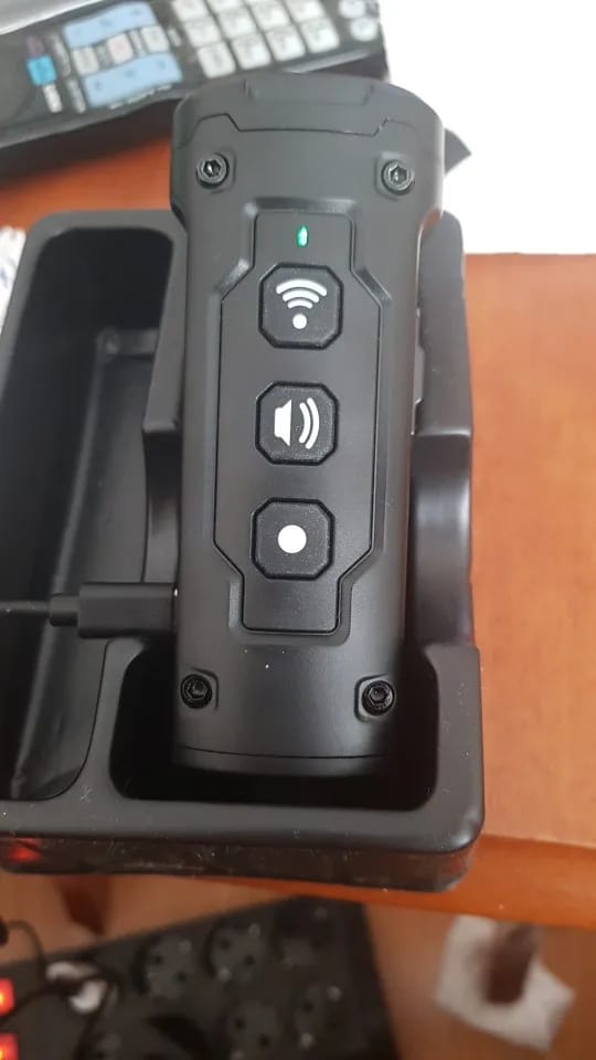 Customer photo review of Anti Bark Dog Repeller Ultrasonic Rechargeable Dog Training Device
