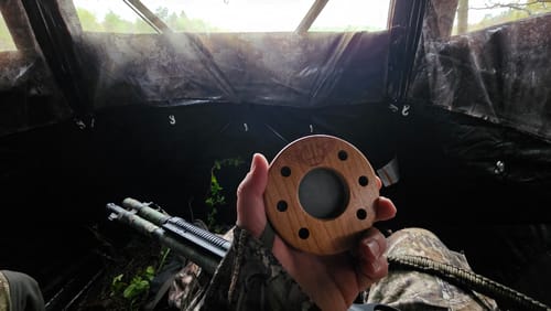 Customer photo review of Slate Over Glass Pot Call