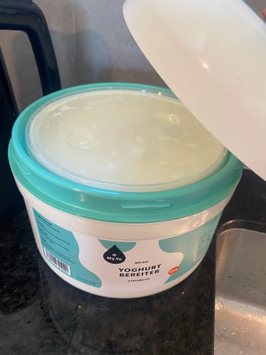 Customer photo review of MY.YO Joghurtbereiter ohne Strom (MINT)