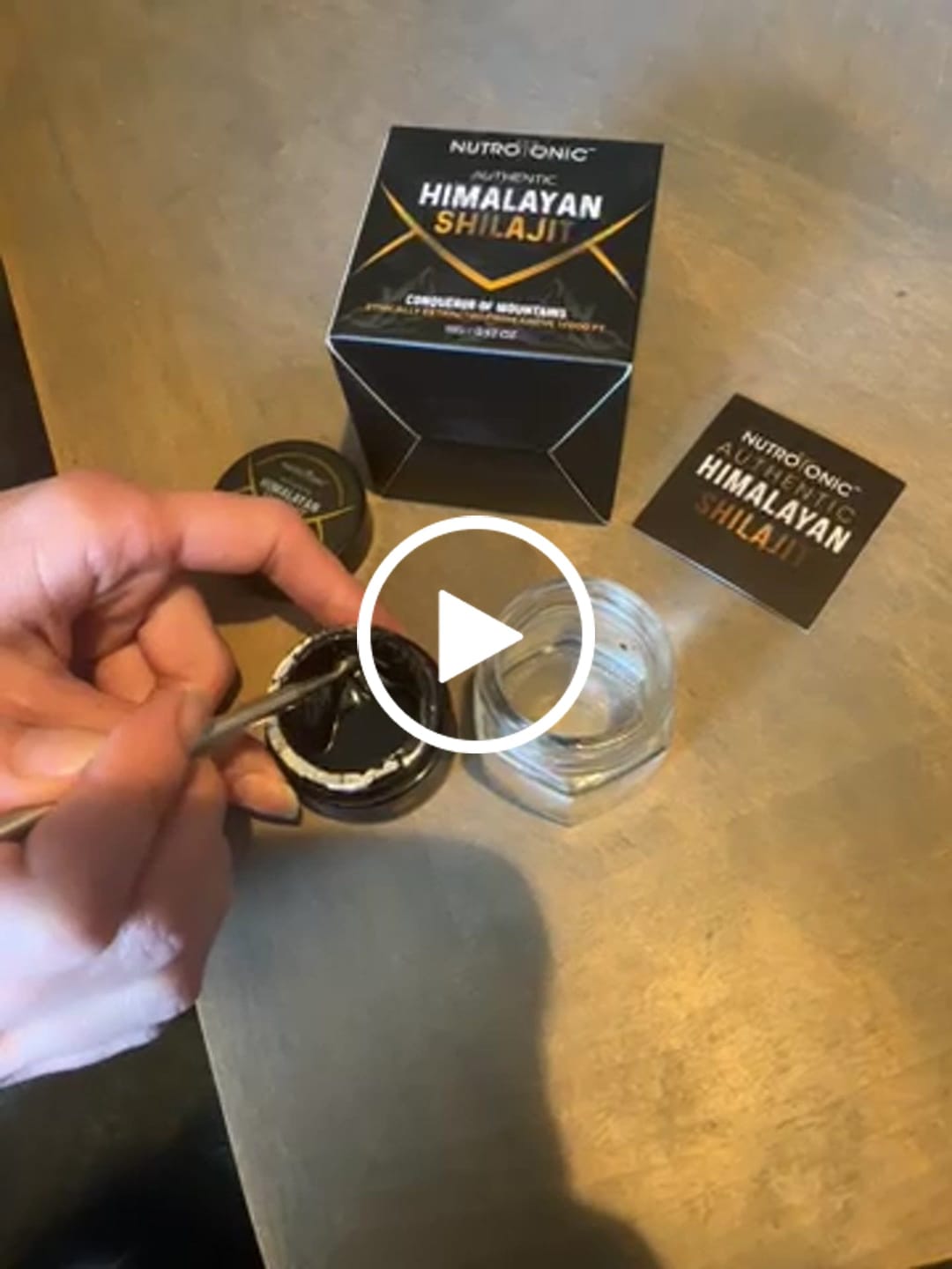 Customer video review of Authentic Himalayan Shilajit® 60 Days Sun Dried Organic Resin