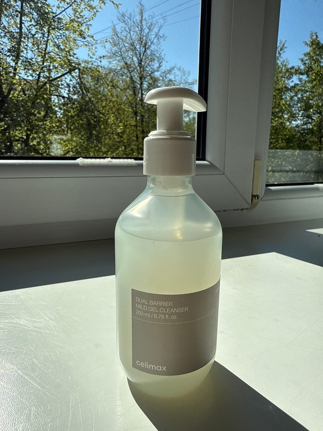 Customer photo review of Maigas gelveida putiņas sejas mazgāšanai ar keramīdu kompleksu Celimax Dual Barrier Mild Gel Cleanser