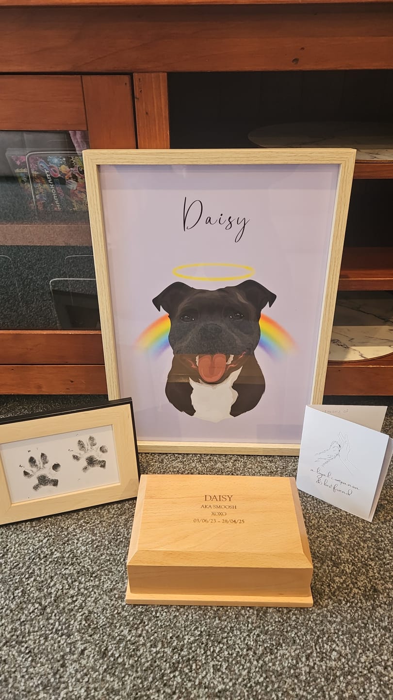 Customer photo review of Memorial Portrait
