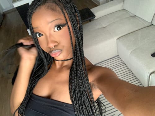 Customer photo review of Eyemoody Midnight Black | 6 Months, 2 pcs