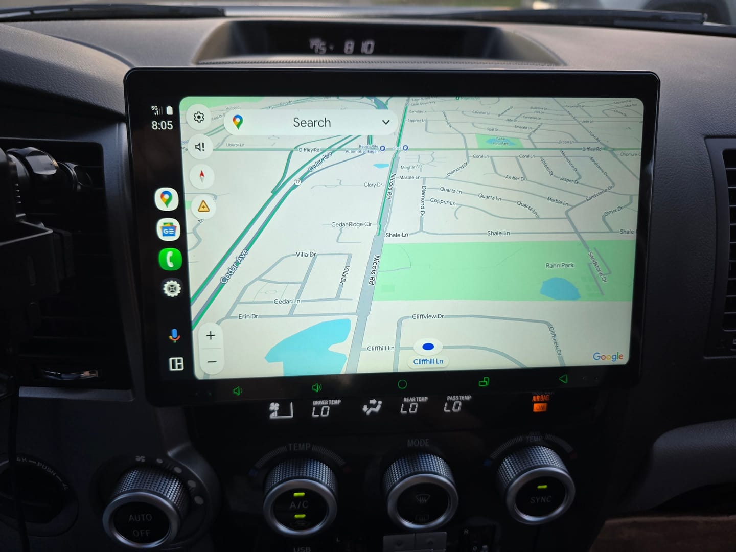 Customer photo review of Toyota Sequoia 2008-2022 — Premium 11.6” CarPlay & Android Auto Head Unit
