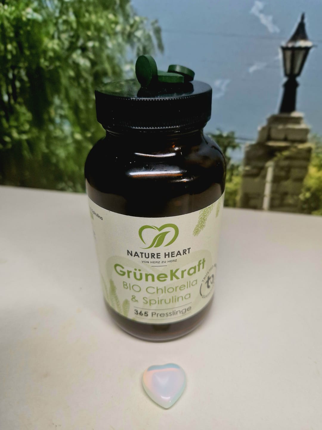 Customer photo review of Grüne Kraft - Bio Chlorella & Spirulina