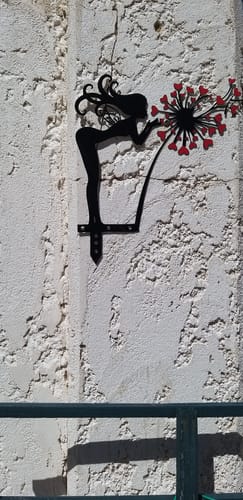 Customer photo review of Décoration Murale Extérieure "Les Pissenlits de l'Amour"