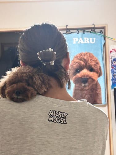 Customer photo review of Petcanva©オーダーメイド ブランケット