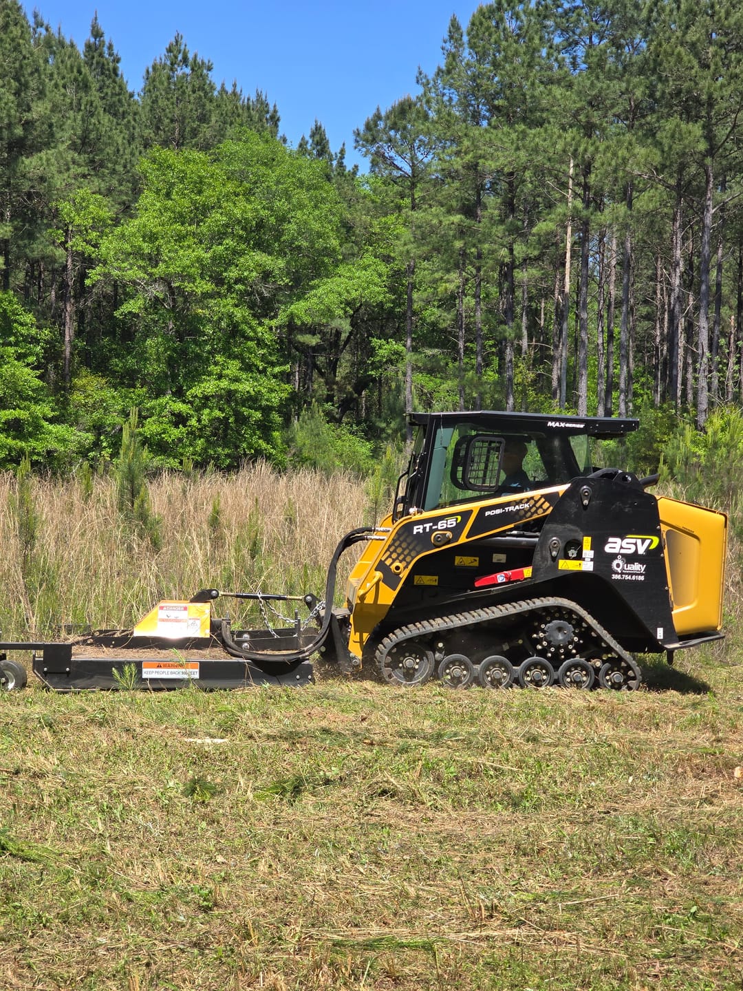 Customer photo review of Brush Buster - Rotary Brush Cutter/Mower