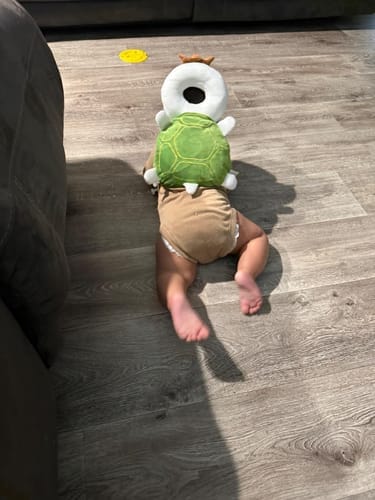 Customer photo review of Baby Head Protection Backpack