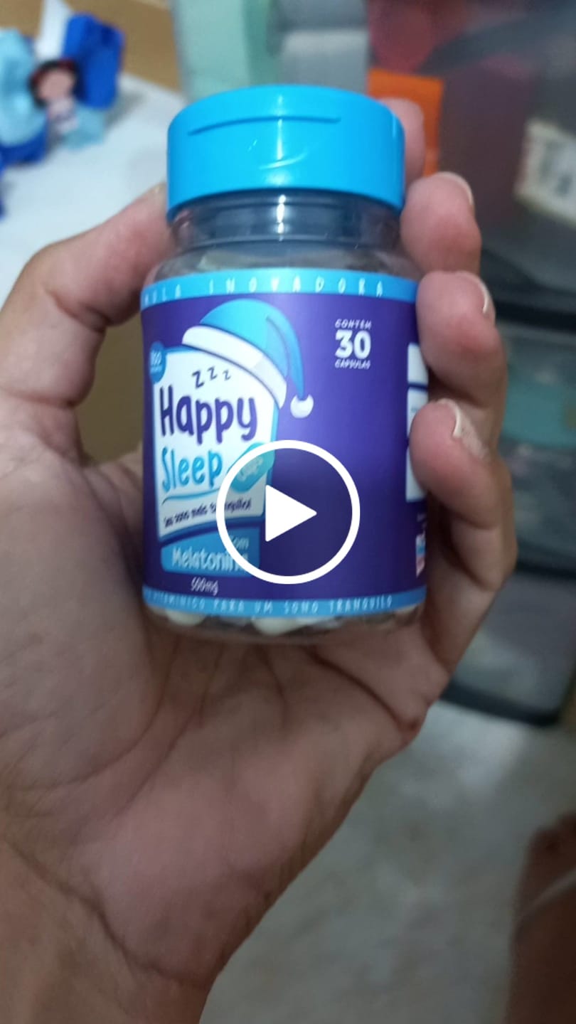 Customer video review of Melatonina Happy Sleep 2 Potes