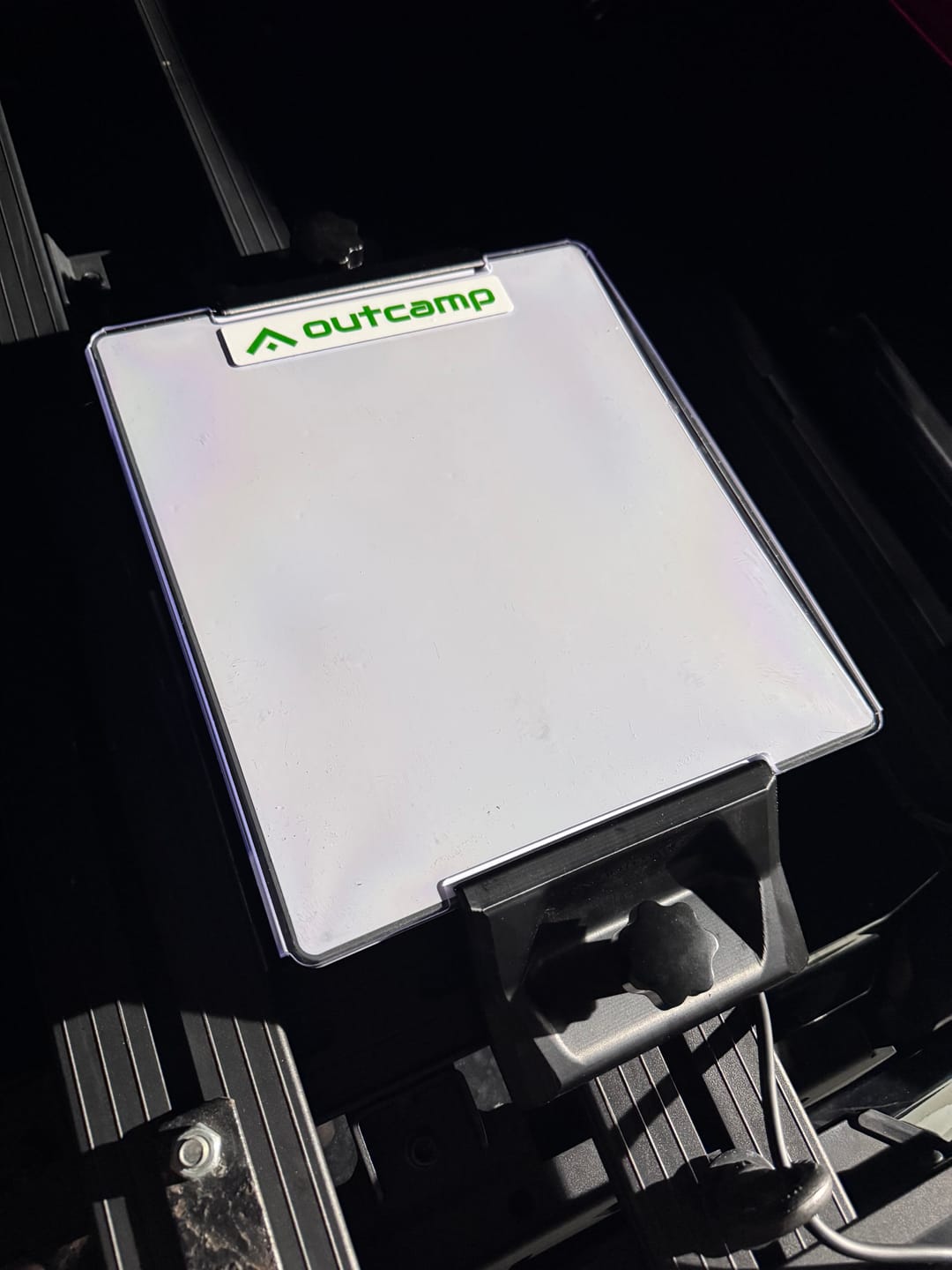 Customer photo review of Starlink Mini Roof Rack Mount
