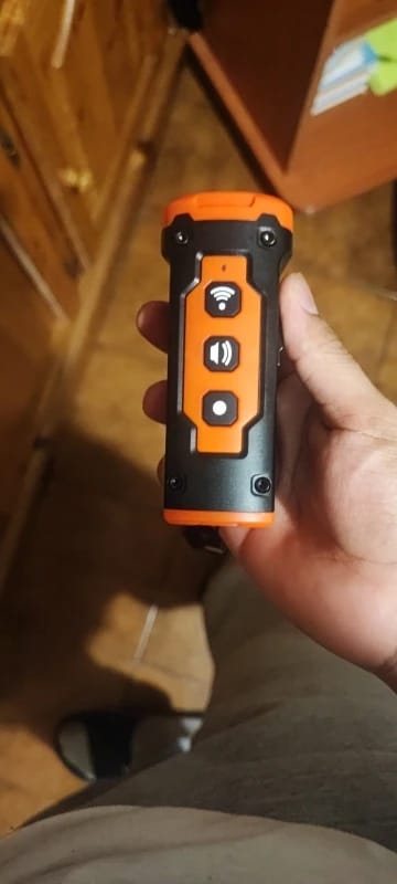 Customer photo review of Anti Bark Dog Repeller Ultrasonic Rechargeable Dog Training Device