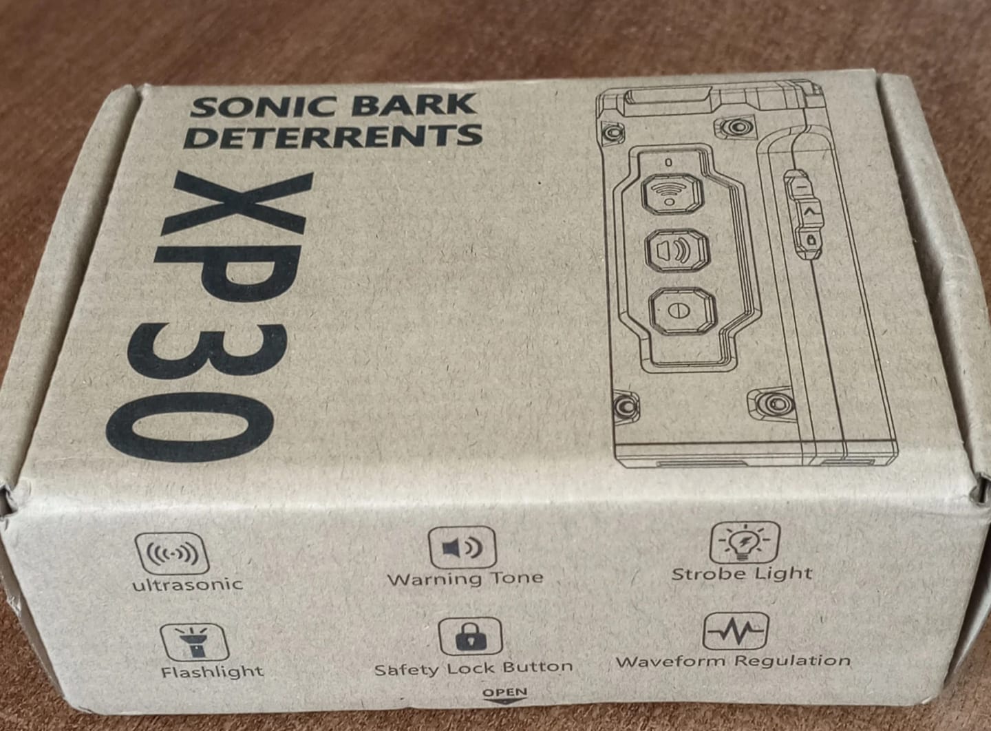 Customer photo review of Anti Bark Dog Repeller Ultrasonic Rechargeable Dog Training Device