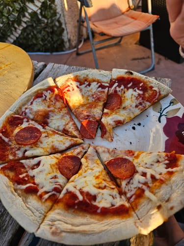 Customer photo review of Sourdough Pizza Bases