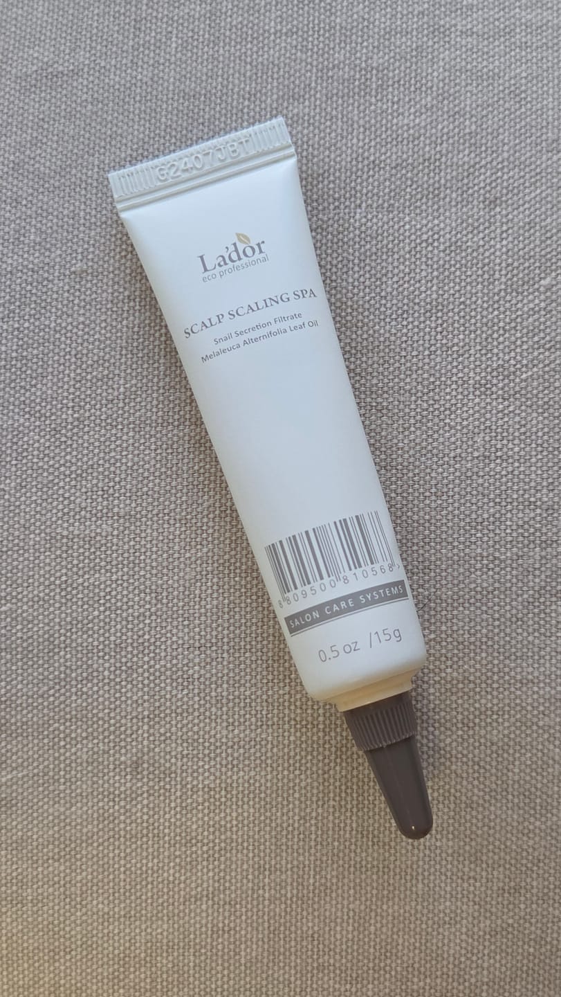 Customer photo review of Pīlings galvas ādai Lador Scalp Scaling Spa Ampoule
