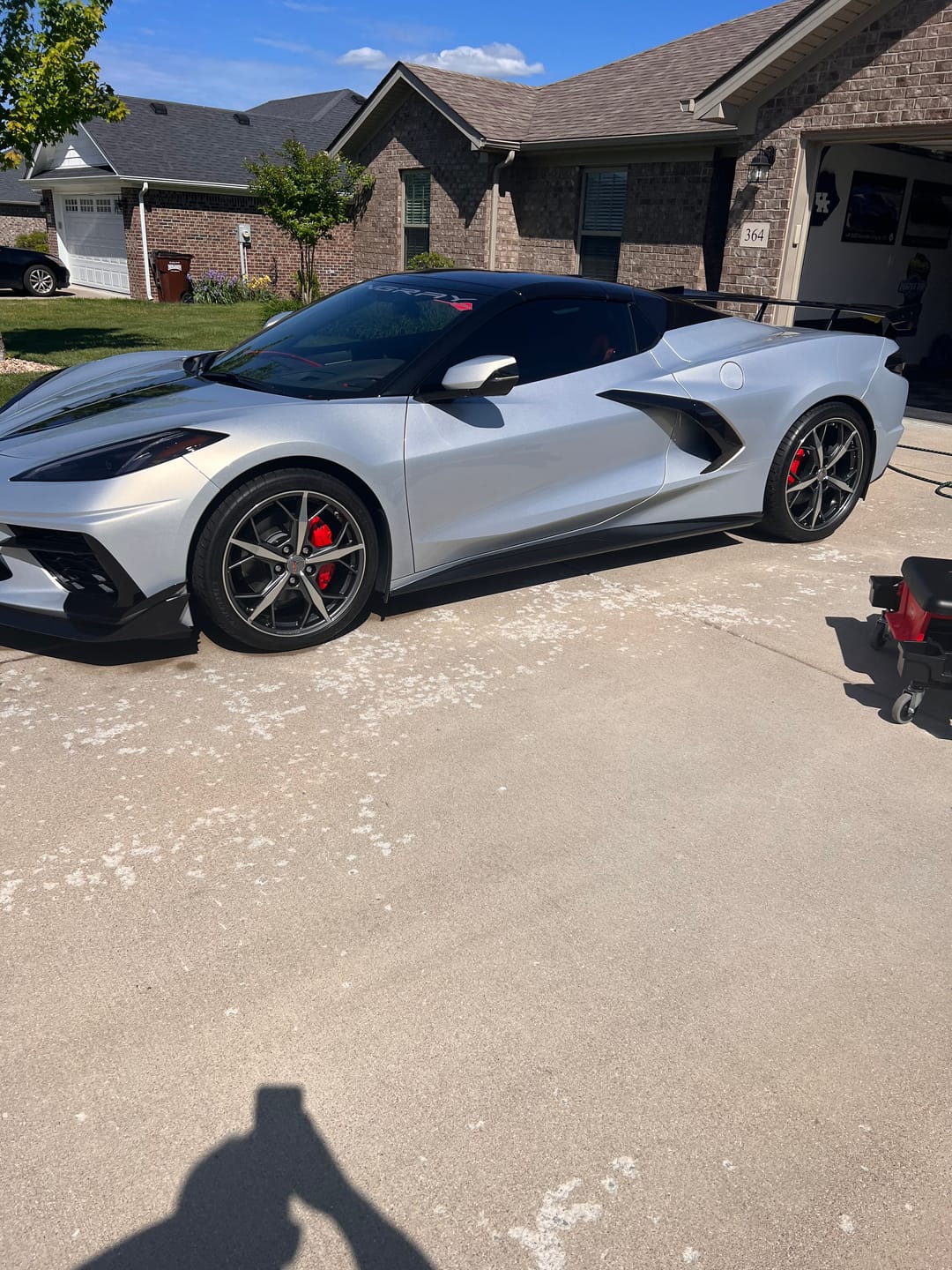 Customer photo review of Corvette C8 EOS Performance Side Skirts