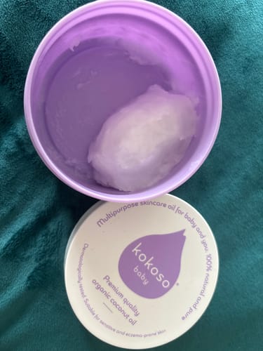 Customer photo review of Kokoso Baby® Coconut Oil