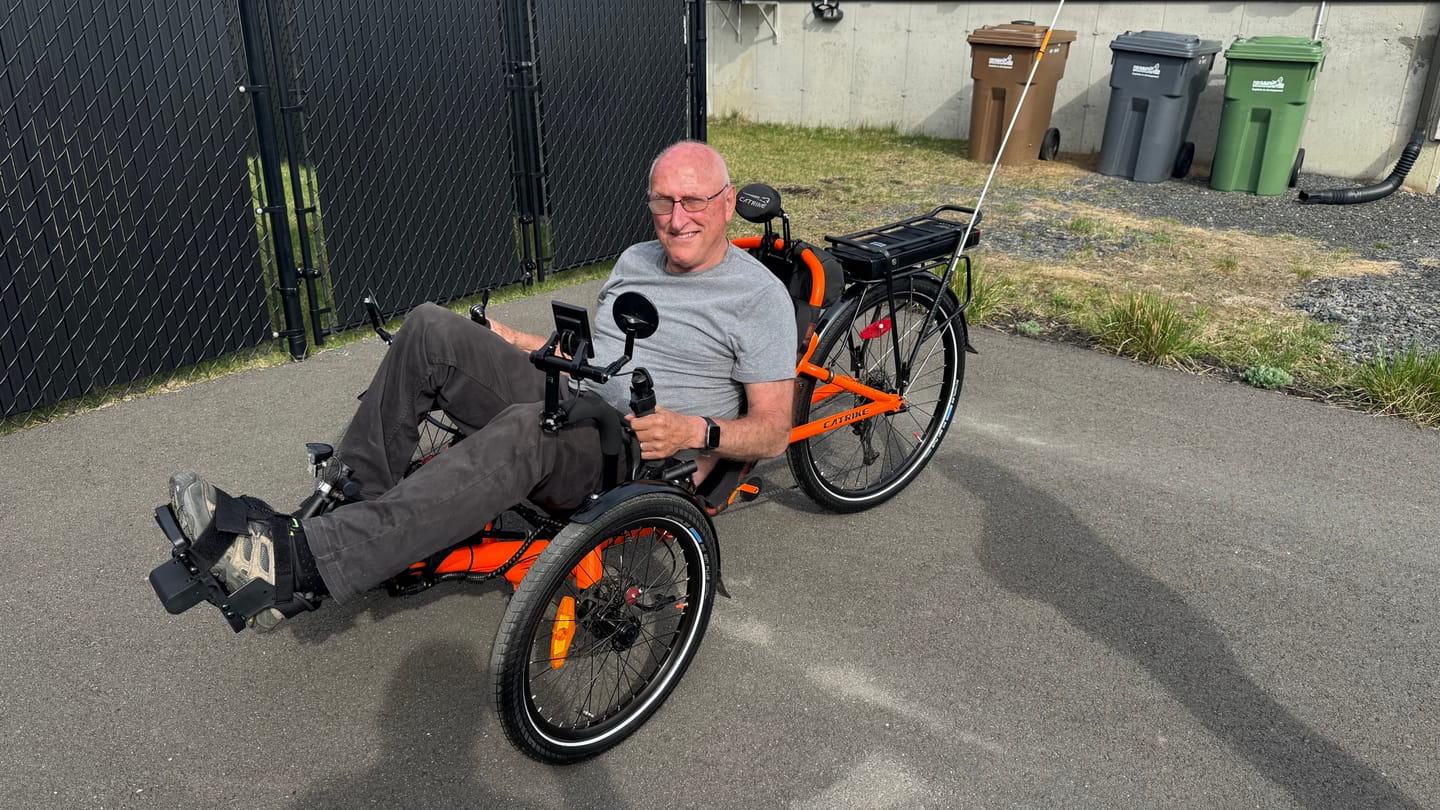 Customer photo review of Catrike Assist Arms