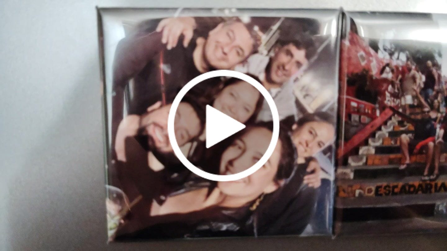 Customer video review of Pack 12 Imanes personalizados Cuadrados