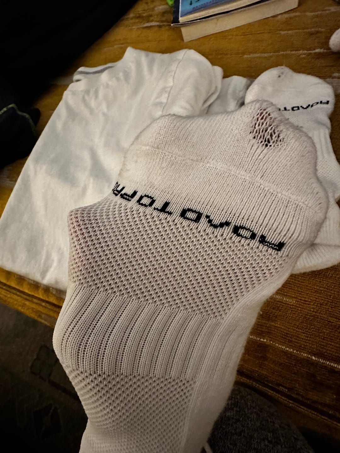 Customer photo review of NEW! RTP ULTRAGRIP V2 Dual sided Non-slip Technology Ankle Socks