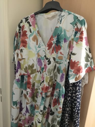 Customer photo review of Robe Edonie - satin de coton aquarelle