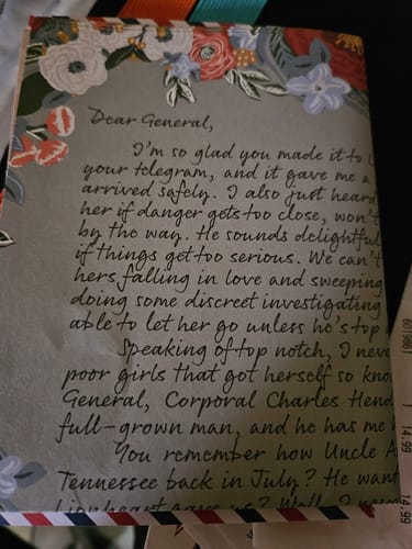 Customer photo review of The Audrey Rose Letters: World War II Romance - Prepaid