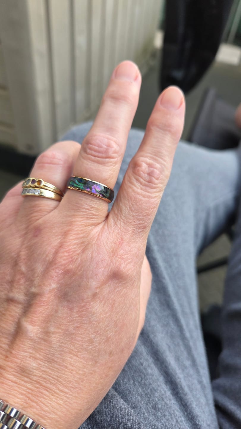 Customer photo review of The Neptune 6mm Wonder Ring