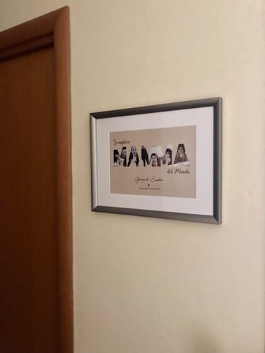 Customer photo review of La mamma migliore del mondo - Poster personalizzato