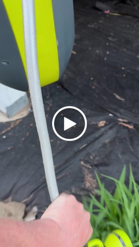Customer video review of Ohright Garden Hose Reel 75ft 5/8in - 115ft 1/2in - Heavy-duty Retractable Garden Hose