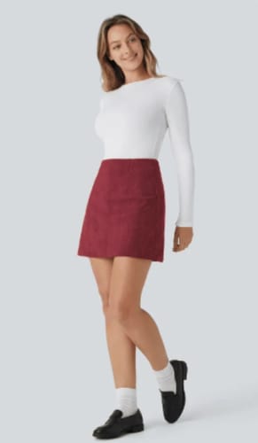 Customer photo review of That TikTok Brand Corduroy Skirts & Pants