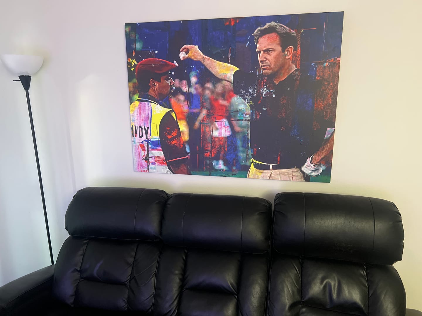 Customer photo review of Tin Cup Final Hole Wall Art