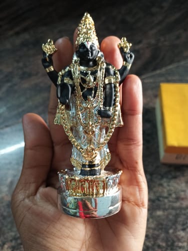 Customer photo review of Balaji Silver Gold 4.5"