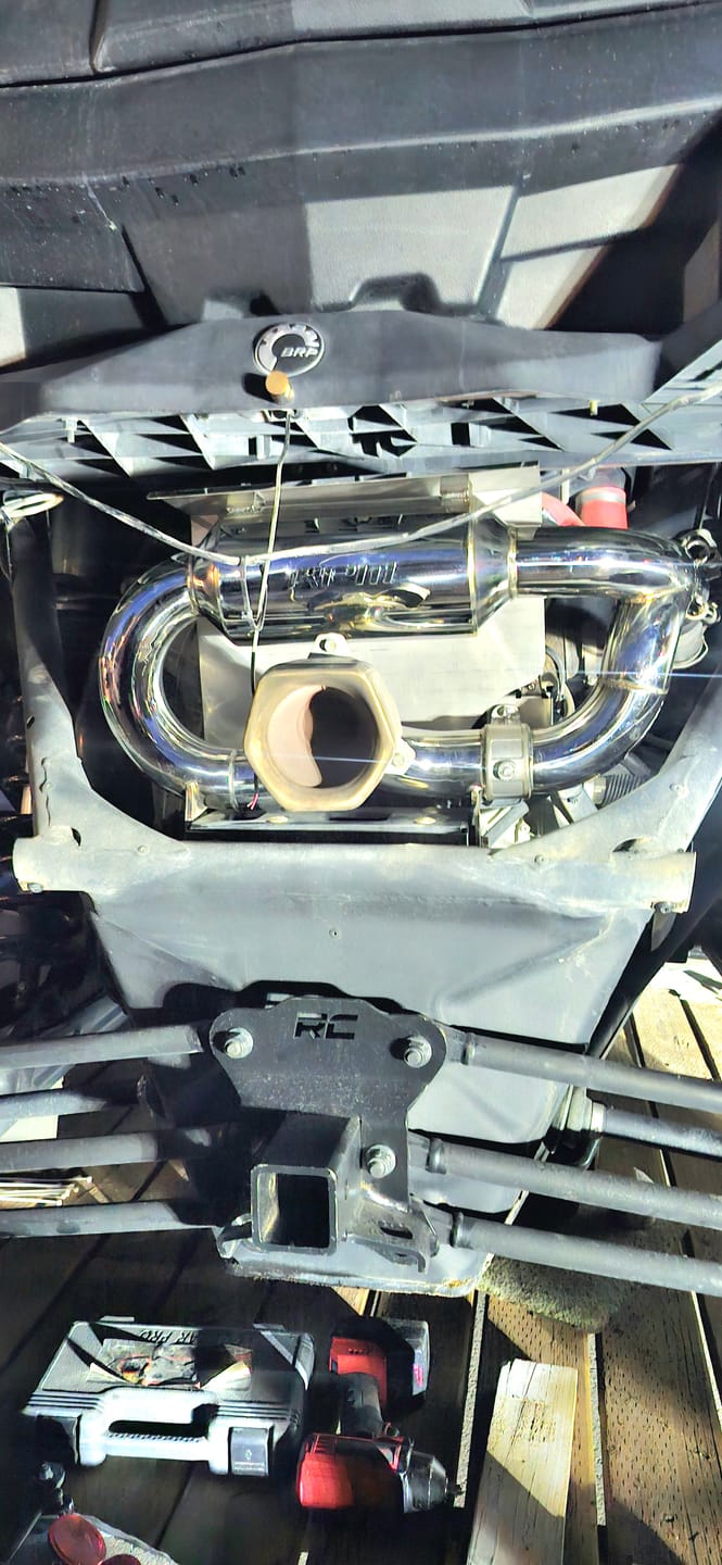 Customer photo review of RPM X3 E-Valve Slip On Exhaust Sport Muffler Can-Am Maverick X3 Turbo R & RR 2017-2025