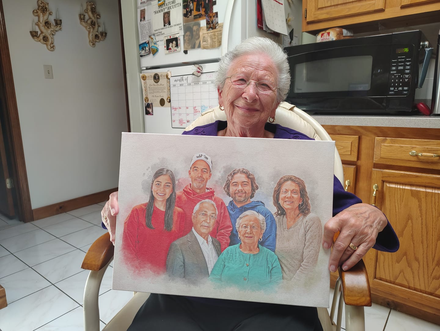 Customer photo review of #1 Memorialize Artist