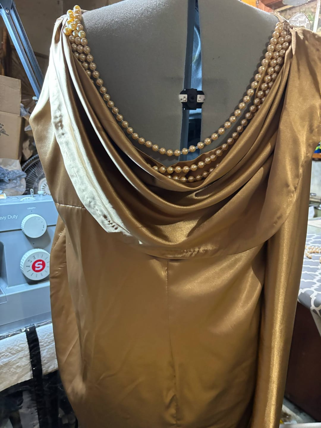 Customer photo review of Silky Stretch Satin