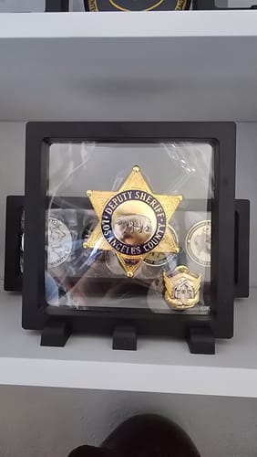 Customer photo review of LASD Los Angeles County Sheriff/Deputy Sheriff Bear Badge Replica Cosplay Movie Props (Multi-Option)